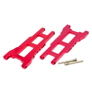 Рычаги передние алюминиевые (красные для Remo Hobby Mmax, EX3, 1/10