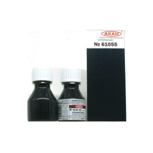 Эмаль АКАН акриловая RLM: 66 (стандартный) Чёрно-серый (Schwarzgrau), 10 мл