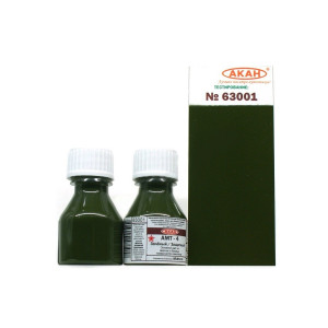Эмаль АКАН акриловая АМТ - 4: Зелёная/ Защитная, 10 мл