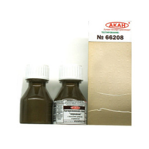 Краска АКАН металлик Легированная сталь - "зеркалик", 10 мл