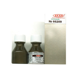 Краска АКАН металлик Титан яркий - "зеркалик", 10 мл