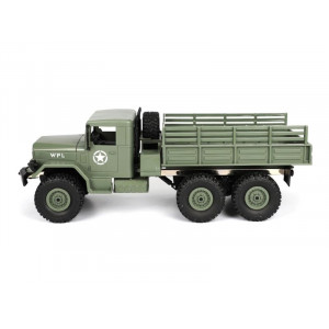Радиоуправляемая машина WPL военный грузовик (зеленый) 6WD 2.4G 1/16 RTR - Артикул B-16-GREEN