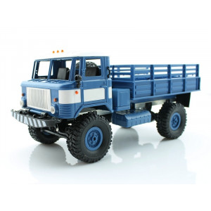 Радиоуправляемая машина WPL B-24R ГАЗ-66 грузовая (синяя) 4WD 1/16 2.4G RTR