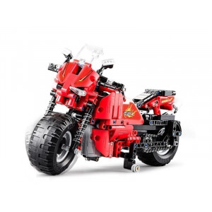 Радиоуправляемый конструктор CADA deTech гоночный мотоцикл (484 детали) Артикул - C51024W