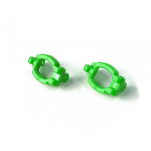 Капролоновые держатели поворотных кулаков для Remo Hobby 1/16, зеленые, тюнинг  (2 шт) - CP-2506-G