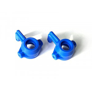 Капролоновые поворотные кулаки для Remo Hobby 1/16, синие, тюнинг  (2 шт) - CP-2507-B