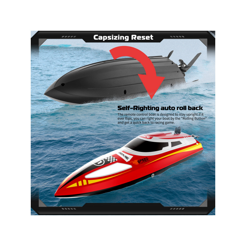 Радиоуправляемый катер Flytec V003 (красный) 2.4G RTR