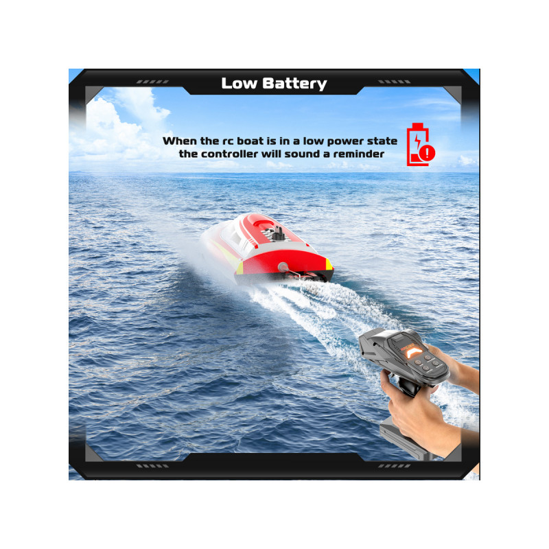 Радиоуправляемый катер Flytec V003 (красный) 2.4G RTR