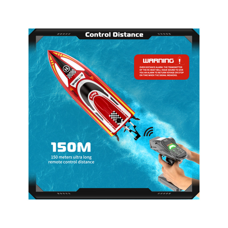 Радиоуправляемый катер Flytec V003 (красный) 2.4G RTR