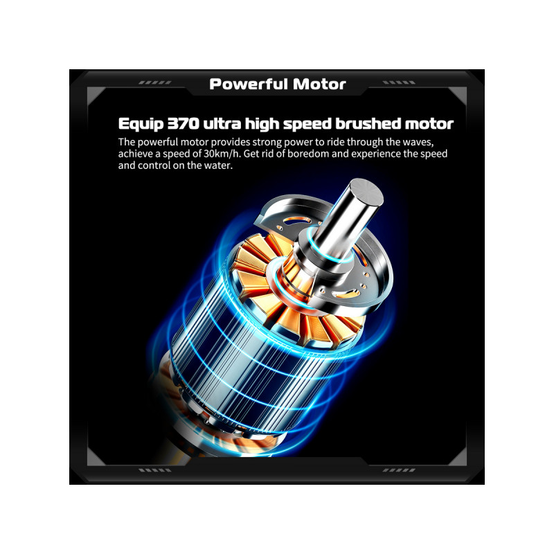 Радиоуправляемый катер Flytec V003 (красный) 2.4G RTR