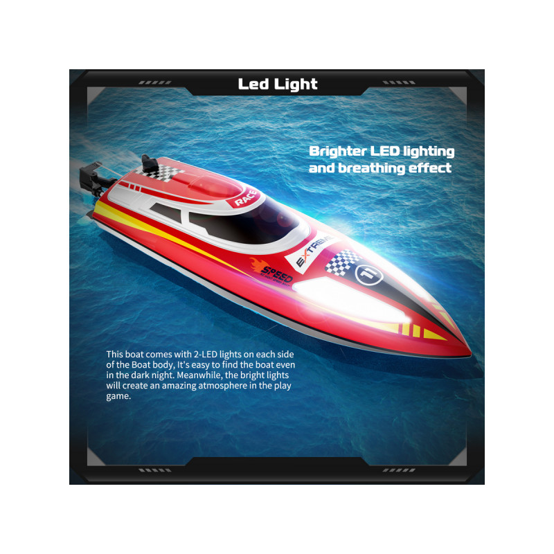 Радиоуправляемый катер Flytec V003 (красный) 2.4G RTR