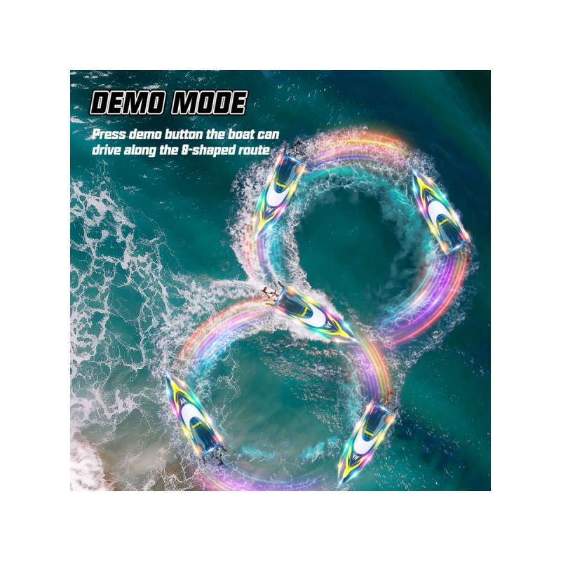 Радиоуправляемый катер Flytec V006 (голубой) 2.4G RTR