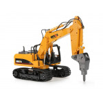 Радиоуправляемый экскаватор c отбойным молотом HUI NA TOYS 2.4G 16CH 1/14 RTR - Артикул HN1560
