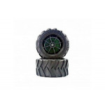 Колеса в сборе 2шт. для автомоделей Himoto E18MC, E18MCL - Артикул: Hi28736B