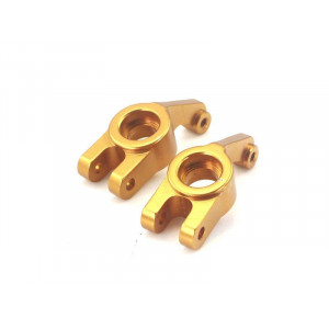 Алюминиевый золотой задний хаб (2шт.) для автомоделей Himoto E10, тюнинг - Артикул: Hi33002G