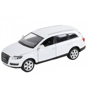 Машина "АВТОПАНОРАМА" Audi Q7, белый, 1/24, свет, звук, в/к 24,5*12,5*10,5 см - Артикул JB1200118