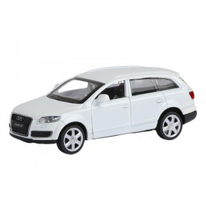 Машина "АВТОПАНОРАМА" Audi Q7, белый, 1/43, инерция, в/к 17,5*12,5*6,5 см - Артикул JB1200128