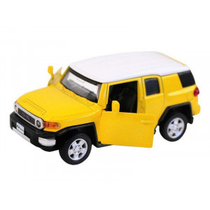 Машина "АВТОПАНОРАМА" Toyota FJ Cruiser, желтый, 1/43, инерция, в/к 17,5*12,5*6,5 см - Артикул JB1200134
