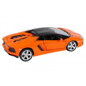 Машина "АВТОПАНОРАМА" Lamborghini Aventador Roadster, оранжевый, 1/24, свет, звук, в/к 24,5*12,5*10,5 см - Артикул JB1251019
