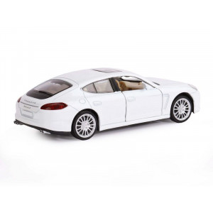 Машина "АВТОПАНОРАМА" Porsche Panamera S, белый, 1/32, свет, звук, инерция, в/к 17,5*13,5*9 см - Артикул JB1251137