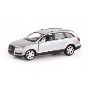 Машина "АВТОПАНОРАМА" Audi Q7, серебряный, 1/32, свет, звук, инерция, в/к 17,5*13,5*9 см - Артикул JB1251144