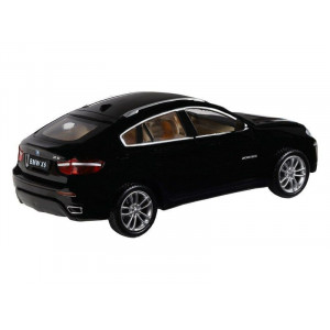 Машина "АВТОПАНОРАМА" BMW X6, черный, 1/32, свет, звук, инерция, в/к 17,5*13,5*9 см - Артикул JB1251157