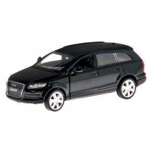 Машина "АВТОПАНОРАМА" Audi Q7, черный, 1/43, инерция, откр. двери, в/к 17,5*12,5*6,5 см