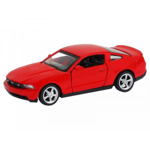 Машина "АВТОПАНОРАМА" Ford Mustang GT, красный, 1/43, инерция, откр. двери, в/к 17,5*12,5*6,5 см