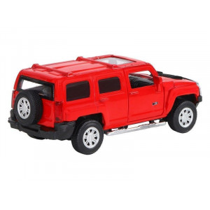 Машина "АВТОПАНОРАМА" Hummer H3, красный, 1/43, инерция, в/к 17,5*12,5*6,5 см - Артикул JB1251269