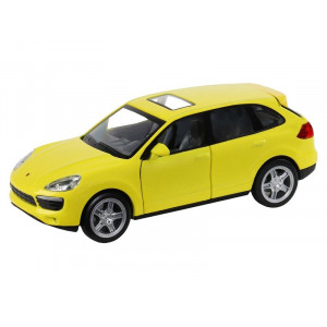 Машина "АВТОПАНОРАМА" Porsche Cayenne S, желтый, 1/32, свет, звук, инерция, в/к 17,5*13,5*9 см - Артикул JB1251291