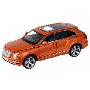 Машина "АВТОПАНОРАМА" Bentley Bentayga, оранжевый, 1/34, свет, звук, инерция, в/к 17,5*13,5*9 см - Артикул JB1251301