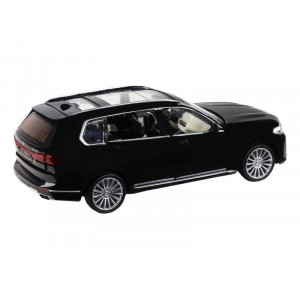 Машина "АВТОПАНОРАМА" BMW X7, черный, 1/32, свет, звук, инерция, в/к 17,5*13,5*9 см - Артикул JB1251313