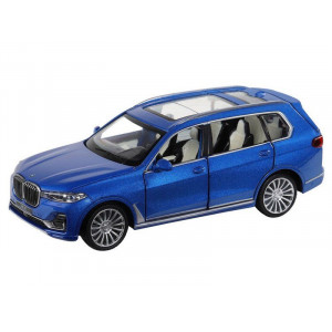 Машина "АВТОПАНОРАМА" BMW X7, синий, 1/32, свет, звук, инерция, в/к 17,5*13,5*9 см - Артикул JB1251314