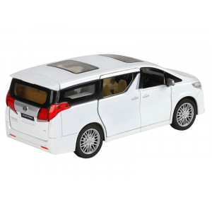 Машина "АВТОПАНОРАМА" Toyota Alphard, белый, 1/29, свет, звук, инерция, в/к 20*10*11 см - Артикул JB1251333