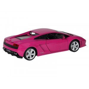 Машина "АВТОПАНОРАМА" Lamborghini Gallardo, розовый, 1/24, свет, звук, в/к 24,5*12,5*10,5 см - Артикул JB1251383