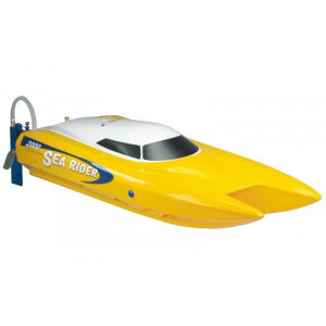 Offshore sea rider 2.4G RTR, red color and yellow color,  with 11.1V 2200mAh 35C LiPo T-Plug - Артикул JS9302