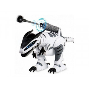 Радиоуправляемый робот-динозавр LENENG TOYS K9 Dinosaur звук, свет, танцы, сенсор, стреляет присосками - Артикул K9