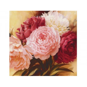 Картина по номерам 30х30 Оттенки розового (20 цветов) Артикул - KH0390