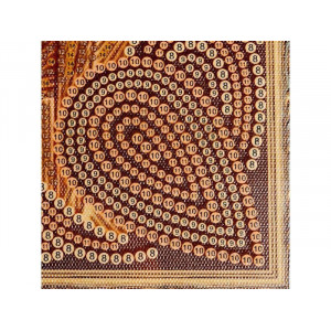 Алмазная 5D мозаика с нанесенной рамкой 20х30 СЕМИСТРЕЛЬНАЯ БОЖИЯ МАТЕРЬ (11 цветов)