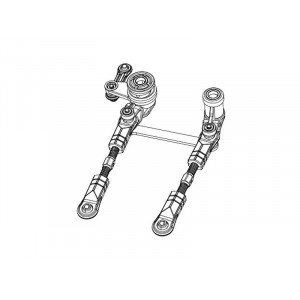 Рулевая трапеция в сборе для автомоделей MJX 10208