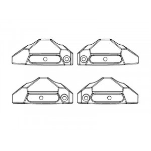 Защитные пластины амортизаторов для автомоделей MJX 10208