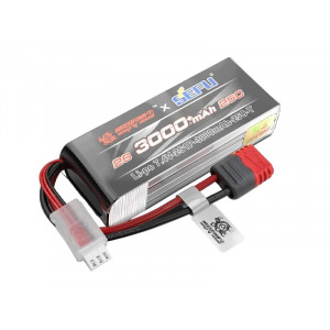 Аккумулятор Li-Po 3000mAh, 7,4V, 25C, T‐plug для автомодели MJX 14301