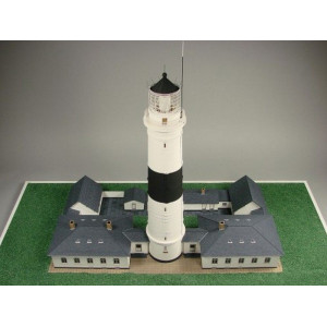 Сборная картонная модель Shipyard маяк Lighthouse Kampen with buildings (№74), 1/87 Артикул - MK034