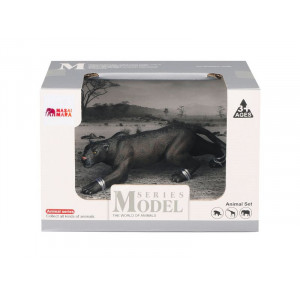 Фигурка игрушка MASAI MARA MM211-102 серии "Мир диких животных": Черная пантера на охоте