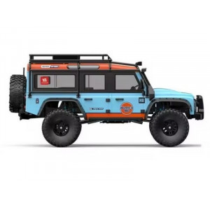 Кузов для автомодели MJX H8H в сборе, голубой с комплектом подсветки