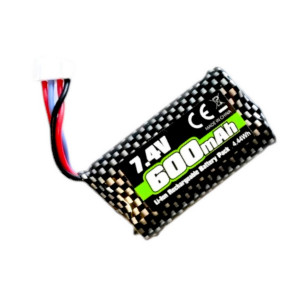 Аккумулятор Li-Po 600mAh, 7,4V, 3C  для автомоделей RCM RECON/SCOUT