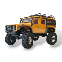 Радиоуправляемый краулер Remo Hobby OFF-ROAD (желтый) 4WD 2.4G 1/18 RTR