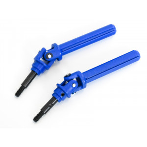 Карданные привода передние для Remo Hobby MMAX, EX3 1/10, тюнинг, синие - RP1955-BLUE