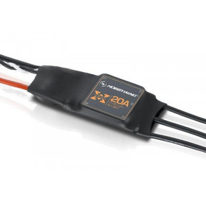 Бесколлекторный регулятор Hobbywing XRotor-20A-Wire Leaded (-, )