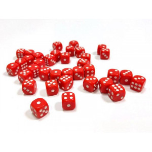 Набор красных игровых кубиков ZVEZDA "D6", 12мм, 36 шт Артикул - ZV-1135